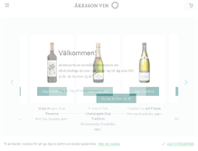 Tablet Screenshot of akessonvin.se